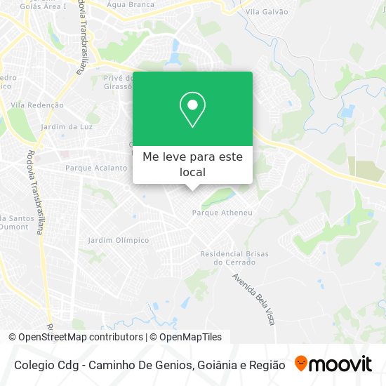 Colegio Cdg - Caminho De Genios mapa