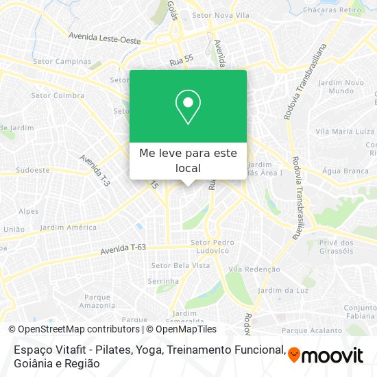 Espaço Vitafit - Pilates, Yoga, Treinamento Funcional mapa