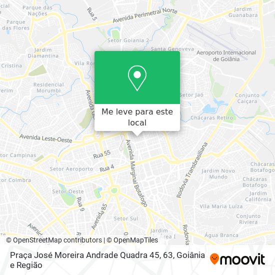 Praça José Moreira Andrade Quadra 45, 63 mapa