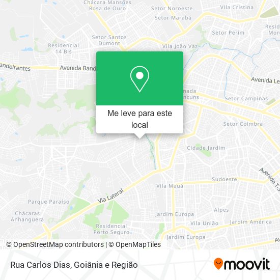 Rua Carlos Dias mapa