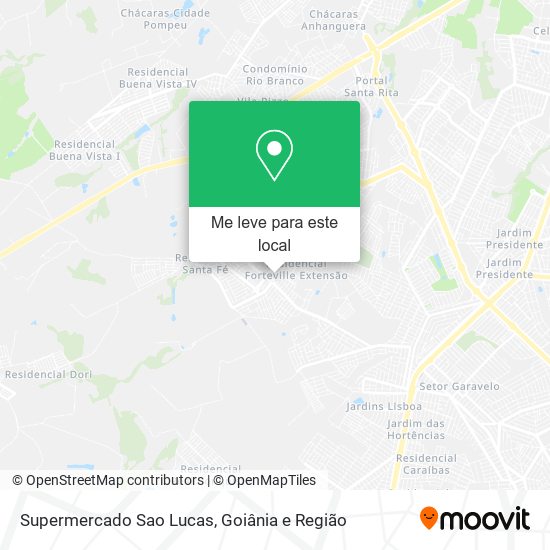 Supermercado Sao Lucas mapa
