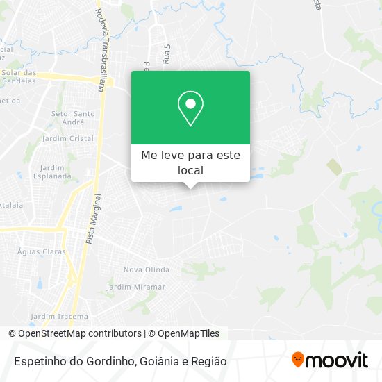 Espetinho do Gordinho mapa