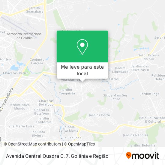Avenida Central Quadra C, 7 mapa
