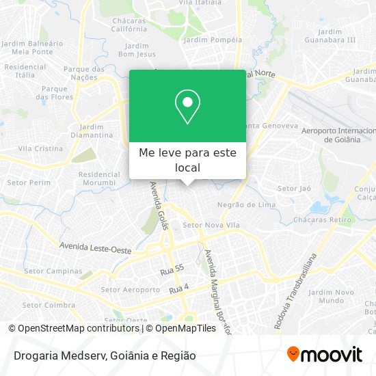 Drogaria Medserv mapa