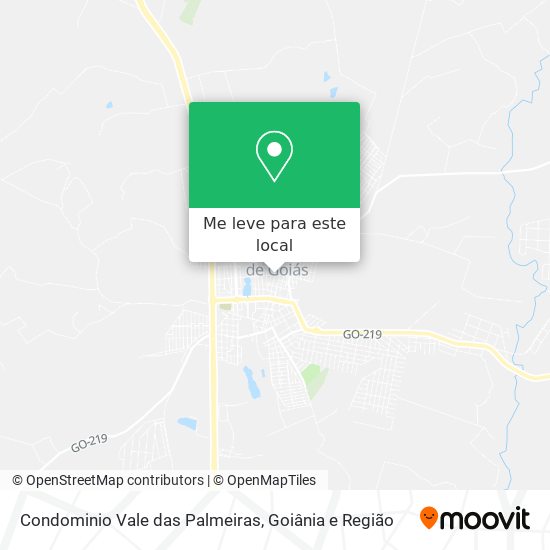 Condominio Vale das Palmeiras mapa