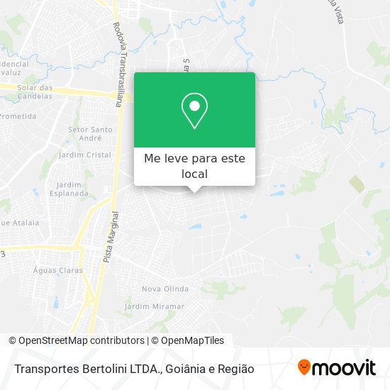 Transportes Bertolini LTDA. mapa