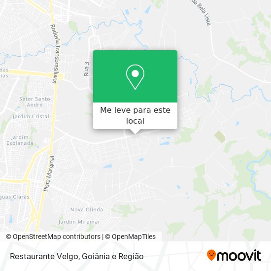 Restaurante Velgo mapa