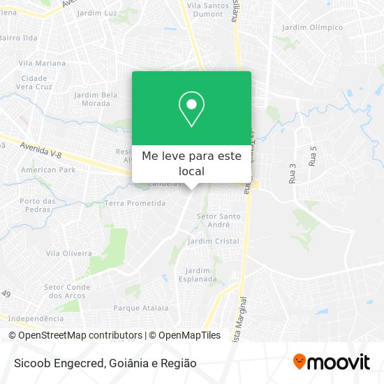 Sicoob Engecred mapa