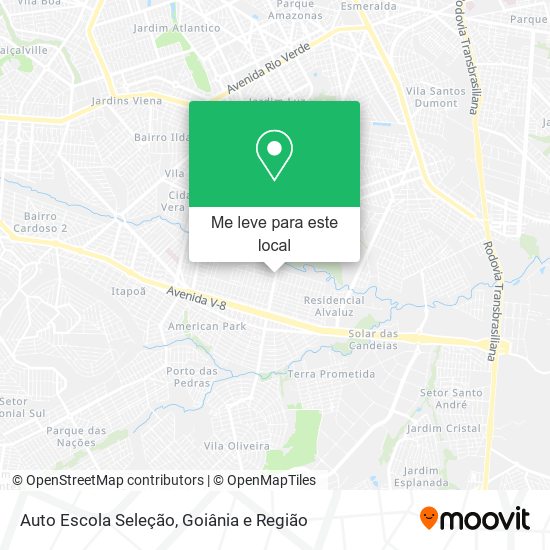 Auto Escola Seleção mapa