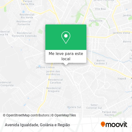 Avenida Igualdade mapa