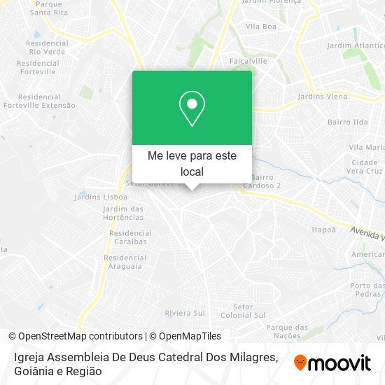 Igreja Assembleia De Deus Catedral  Dos Milagres mapa