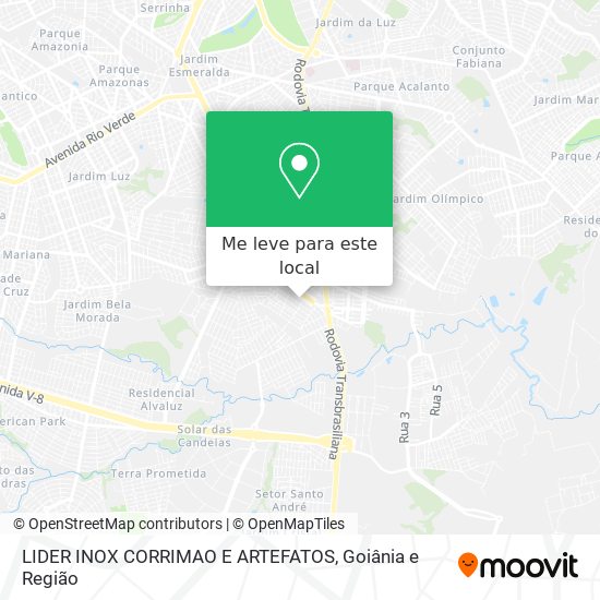 LIDER INOX CORRIMAO E ARTEFATOS mapa