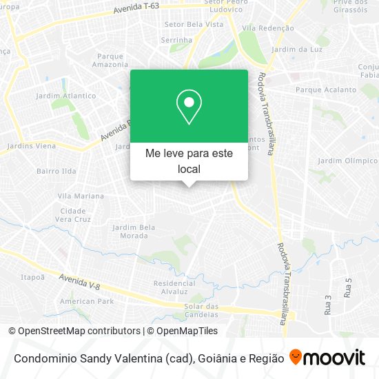 Condominio Sandy Valentina (cad) mapa