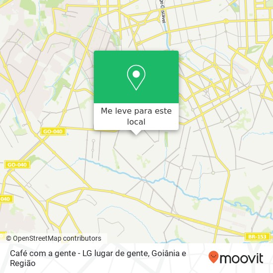 Café com a gente - LG lugar de gente mapa