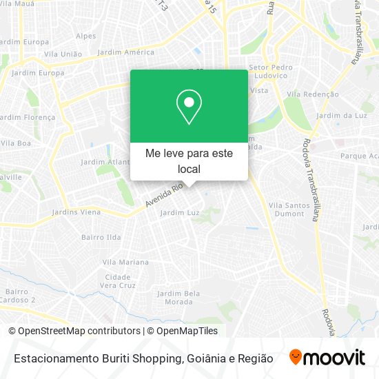Estacionamento Buriti Shopping mapa