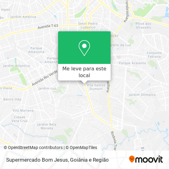 Supermercado Bom Jesus mapa