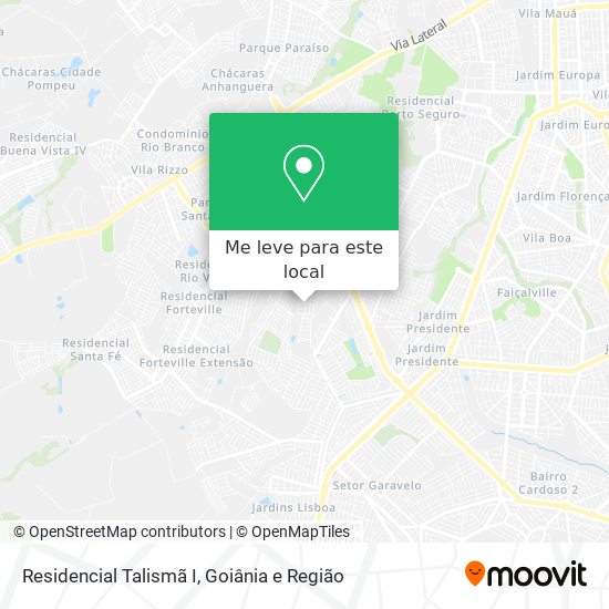 Residencial Talismã I mapa