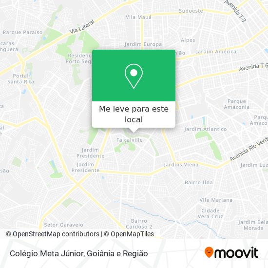 Colégio Meta Júnior mapa