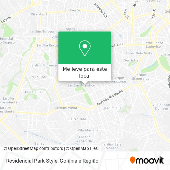Residencial Park Style mapa