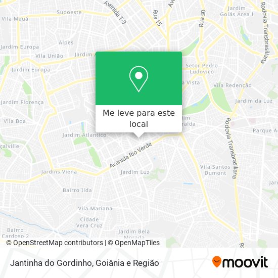 Jantinha do Gordinho mapa
