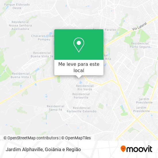 Jardim Alphaville mapa
