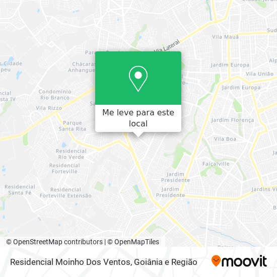 Residencial Moinho Dos Ventos mapa