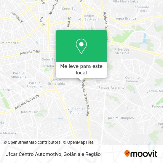 Jfcar Centro Automotivo mapa