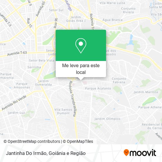 Jantinha Do Irmão mapa