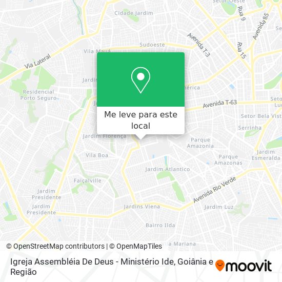 Igreja Assembléia De Deus - Ministério Ide mapa