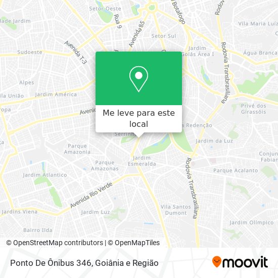 Ponto De Ônibus 346 mapa
