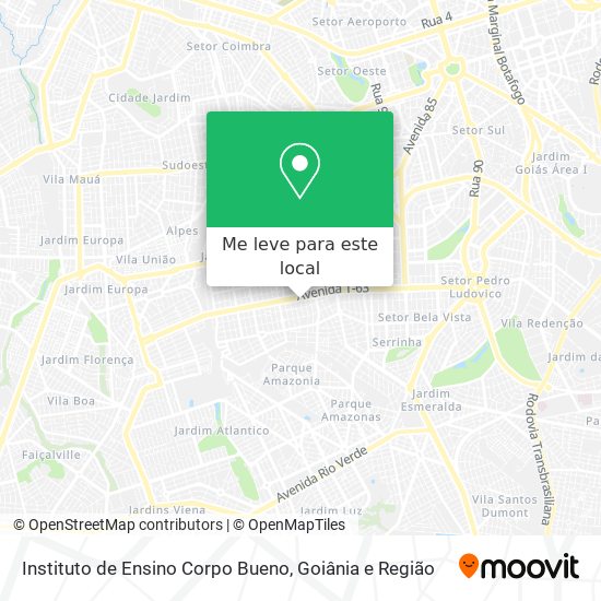 Instituto de Ensino Corpo Bueno mapa