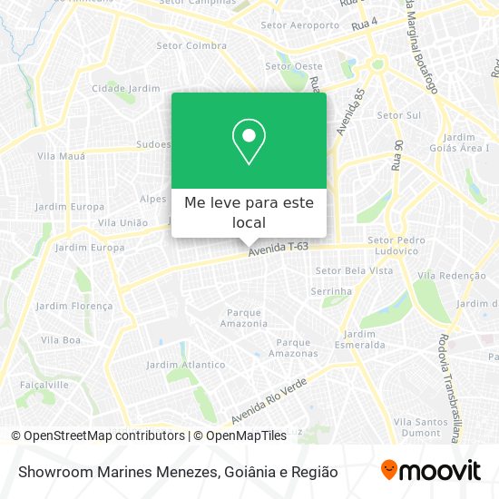 Showroom Marines Menezes mapa