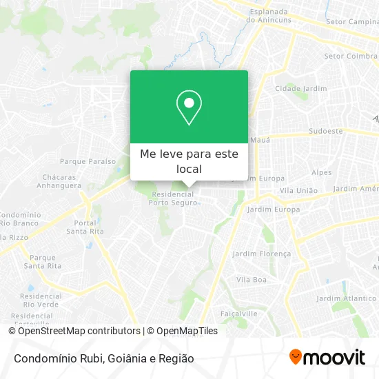 Condomínio Rubi mapa