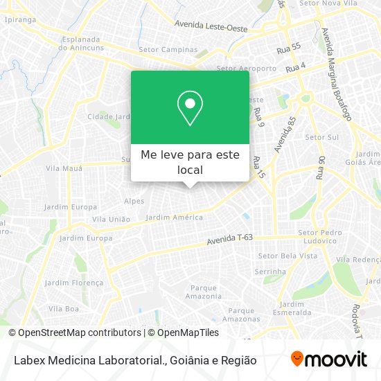 Labex Medicina Laboratorial. mapa