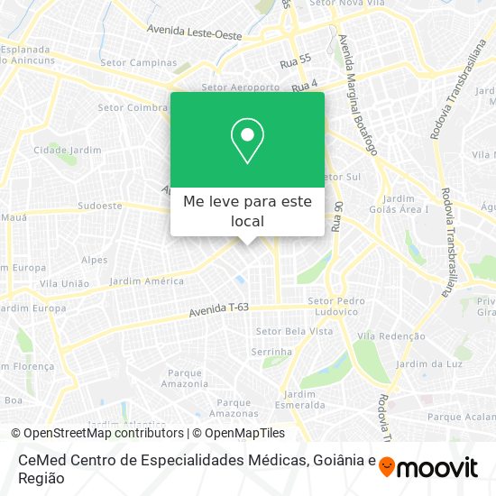 CeMed Centro de Especialidades Médicas mapa