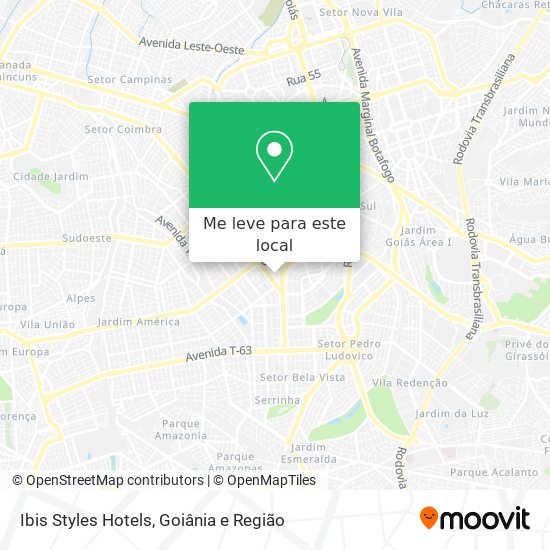 Ibis Styles Hotels mapa