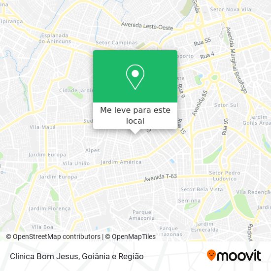 Clinica Bom Jesus mapa