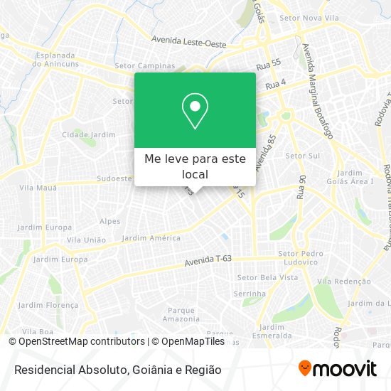 Residencial Absoluto mapa