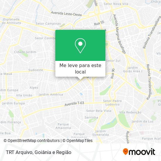TRT Arquivo mapa