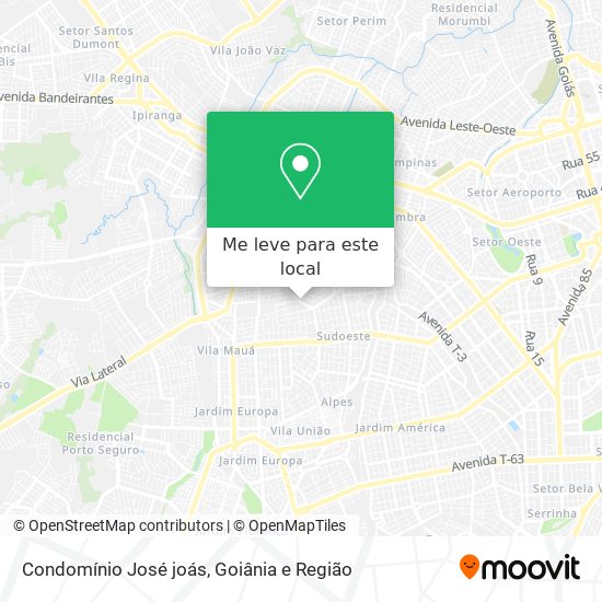 Condomínio José joás mapa