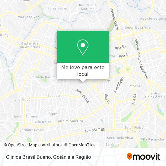Clinica Brasil Bueno mapa