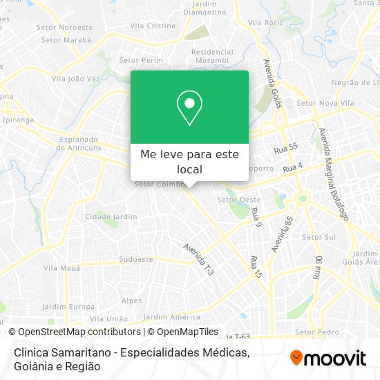 Clinica Samaritano - Especialidades Médicas mapa