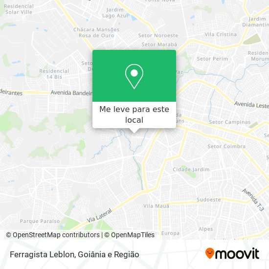 Ferragista Leblon mapa