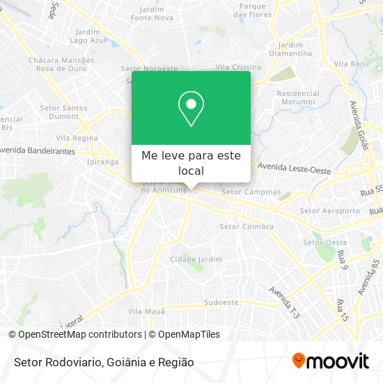 Setor Rodoviario mapa