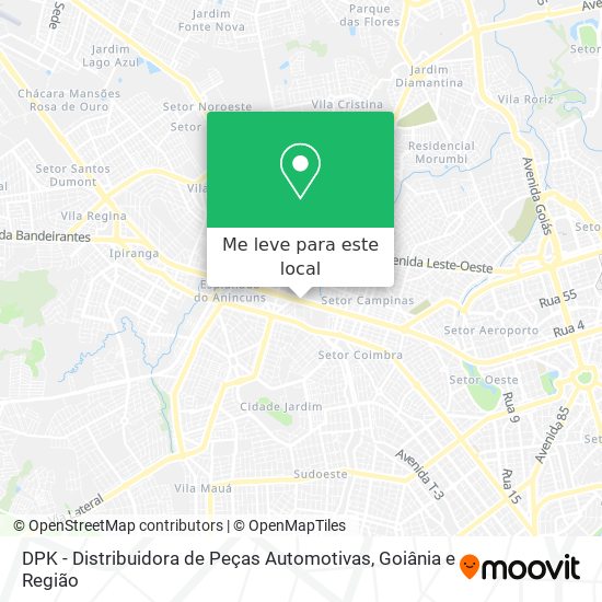 DPK - Distribuidora de Peças Automotivas mapa