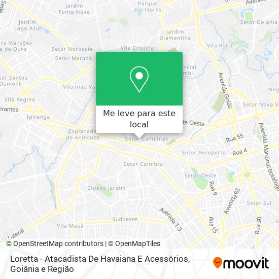 Loretta - Atacadista De Havaiana E Acessórios mapa