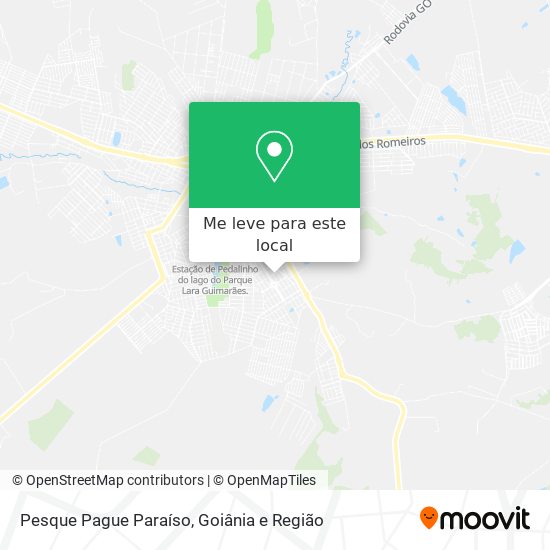 Pesque Pague Paraíso mapa