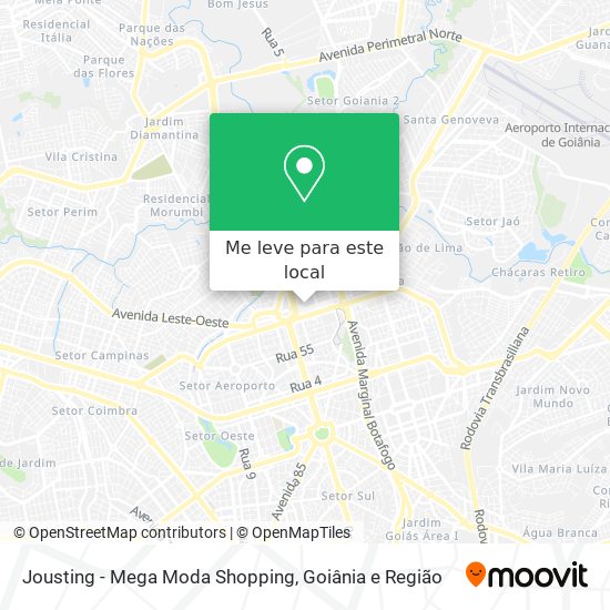 Jousting - Mega Moda Shopping mapa