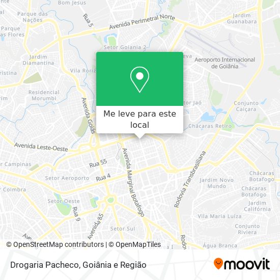 Drogaria Pacheco mapa