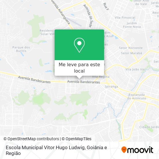 Escola Municipal Vitor Hugo Ludwig mapa